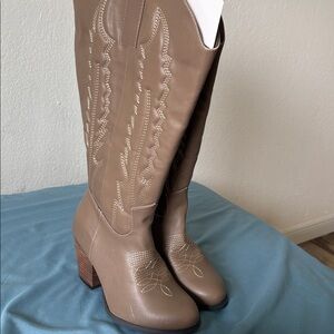 Torrid Tan Over the Knee Boots